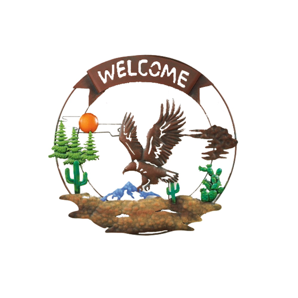 Eagle welcome sign