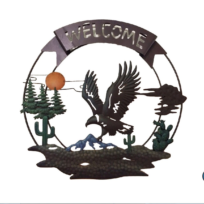 Eagle welcome sign