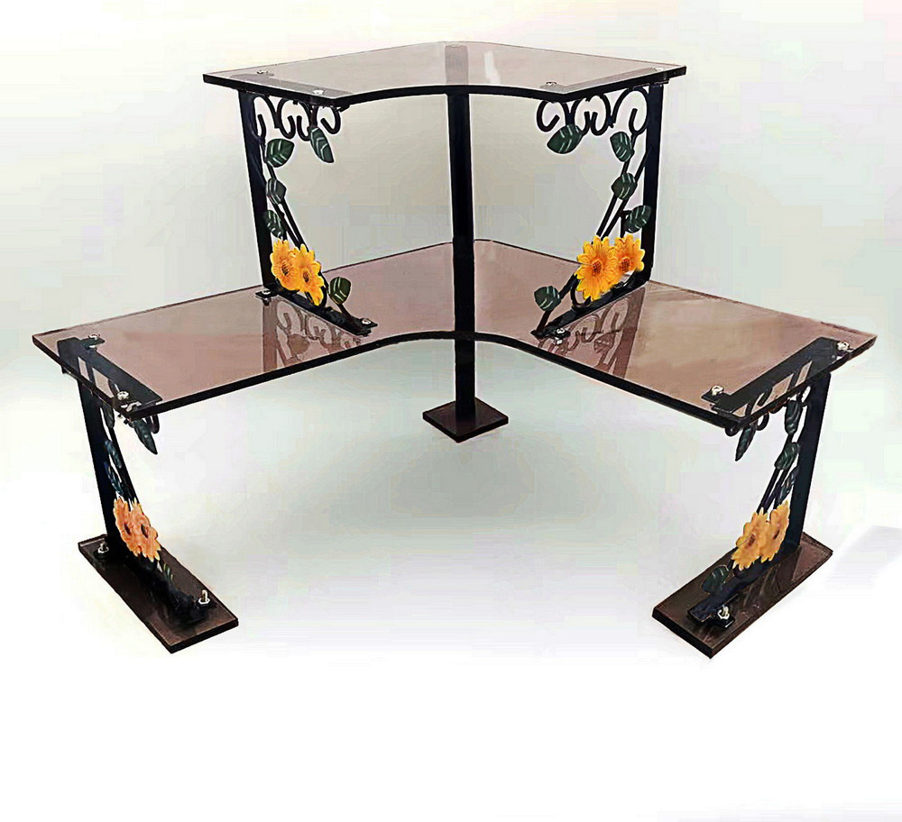 Metal&Acrylic Table Shelf