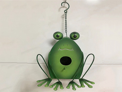 Hanging Frog Birdhouse